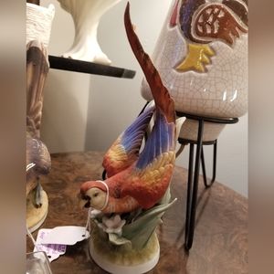 Vintage Lefton Macaw/Cockatiel  statue